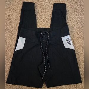 PINK Victoria's Secret Lace Up Spellout Activewear Leggings/Joggers